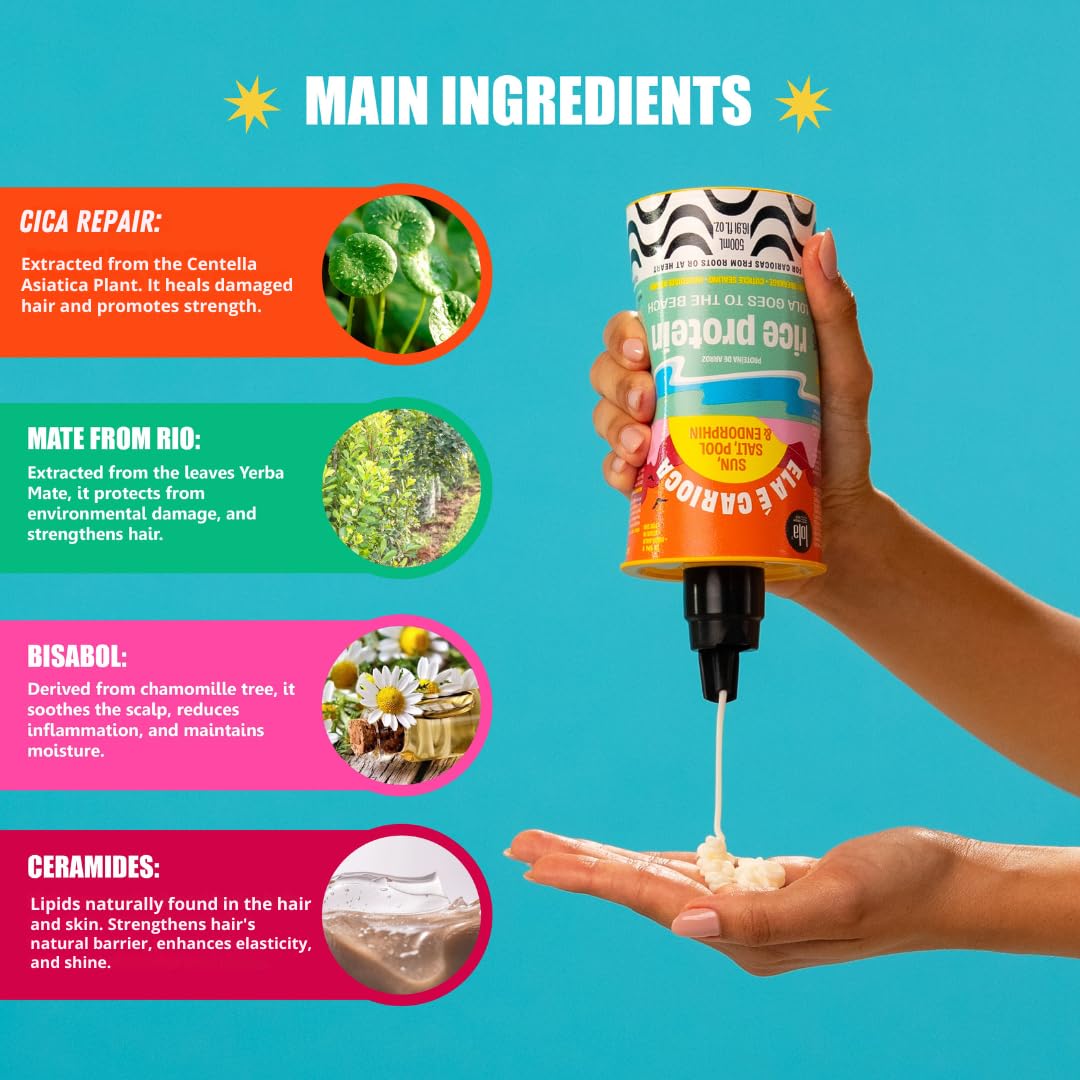 Lola From Rio Ela E Carioca - Leave-in Protein 500ml | CC Hair & Beauty UK