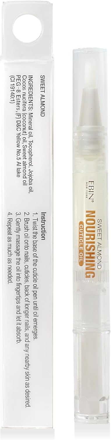 Ebin New York Nourishing Cuticle Oil Sweet Almond | CC Hair & Beauty UK