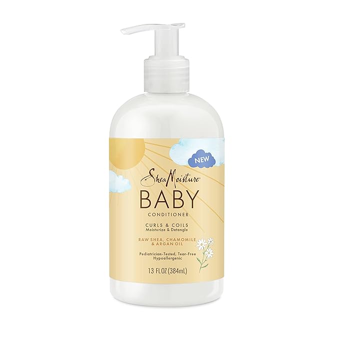 Shea Moisture Baby Conditioner With Raw Shea, Chamomile & Argan Oil 13oz