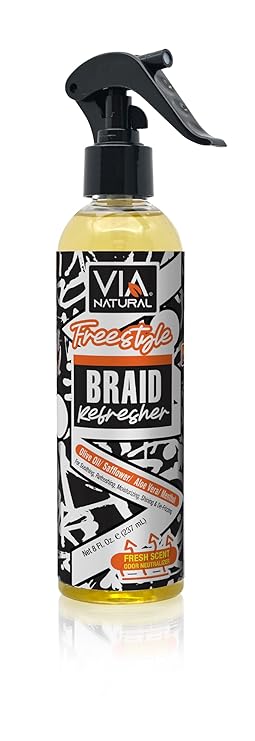 Via Natural Freestyle Braid Refresher -8oz - Buy Online at CC Hair & Beauty UK