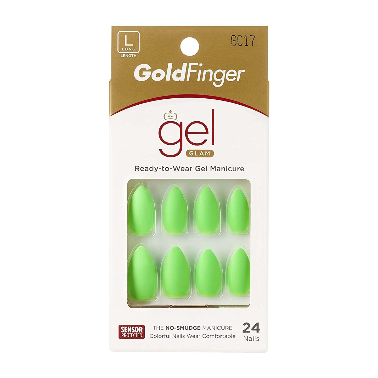 Kiss Nails KISS GoldFinger Gel Glam Manicure Nails GC17 | CC Hair & Beauty Leeds