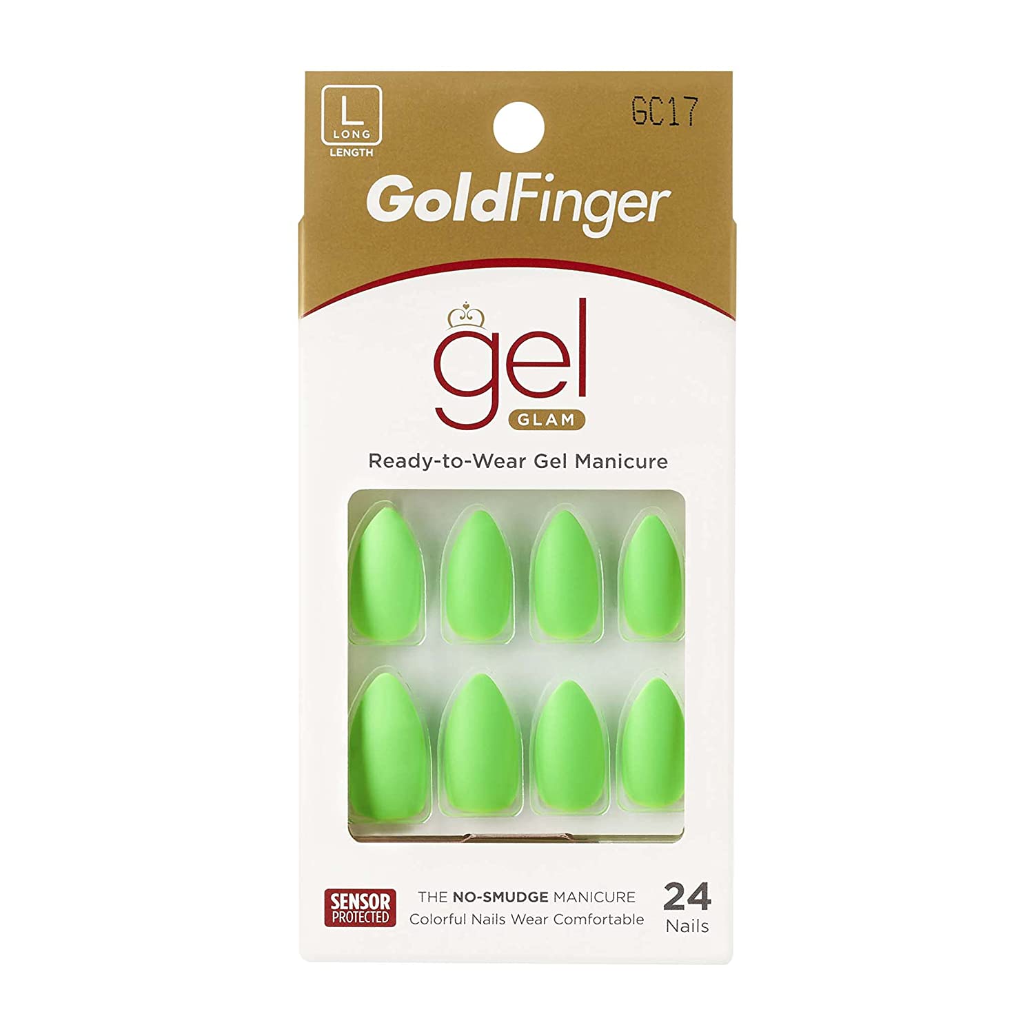 Kiss Nails KISS GoldFinger Gel Glam Manicure Nails GC17 | CC Hair & Beauty Leeds