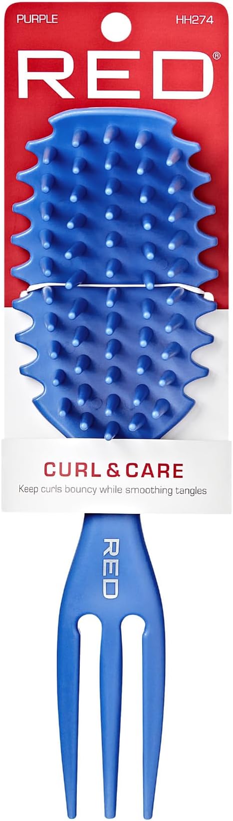 Red Curl & Care Detangling Brush - view 6