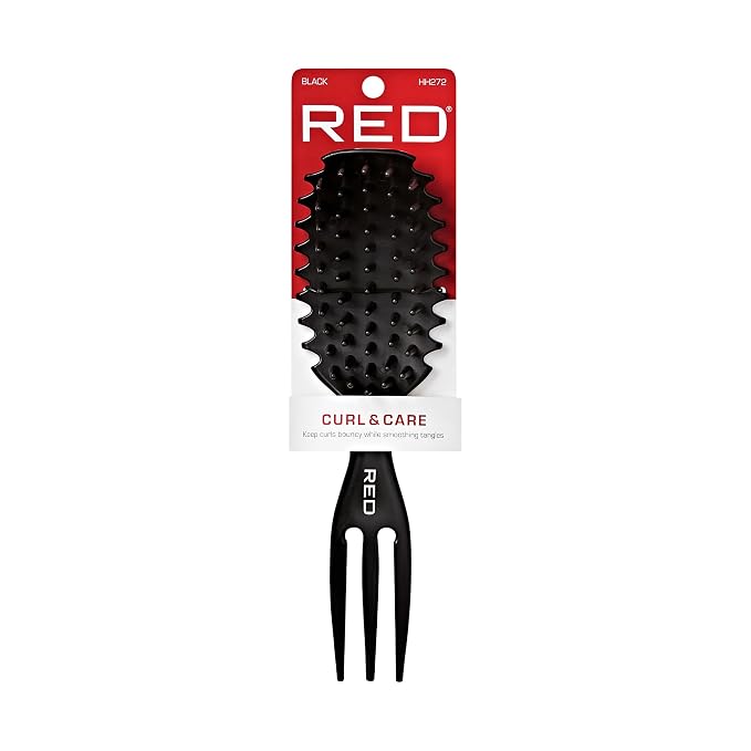 Red Curl & Care Detangling Brush - view 5