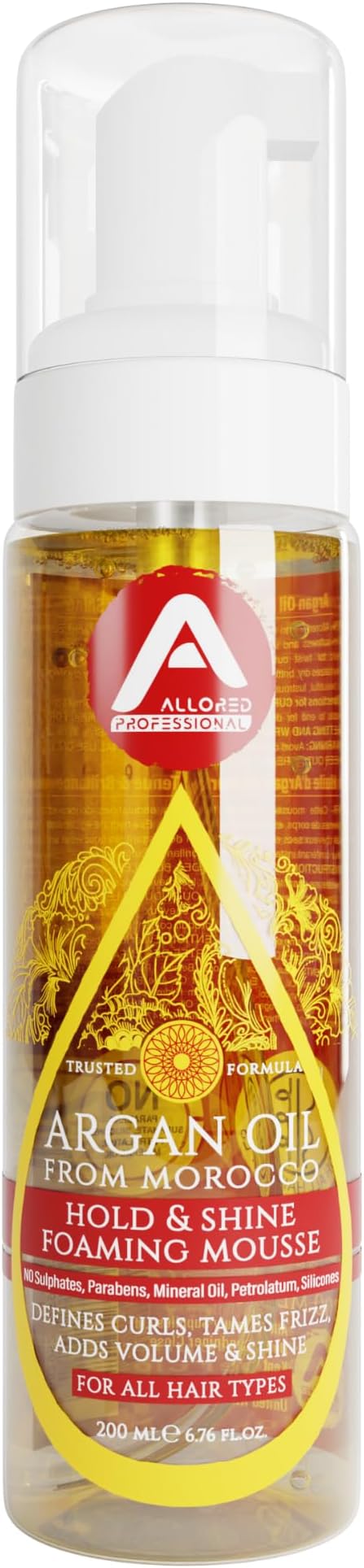 Allored Professional Moroccan Argan Oil Foam Mousse 200ml