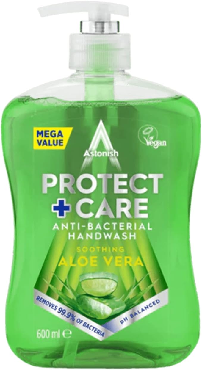 Astonish Protect + Care Anti-Bacterial Handwash 600ml