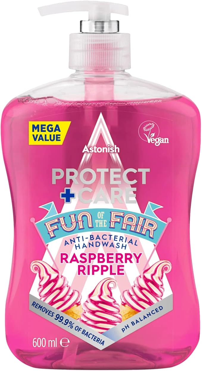 Astonish Protect + Care Anti-Bacterial Handwash 600ml