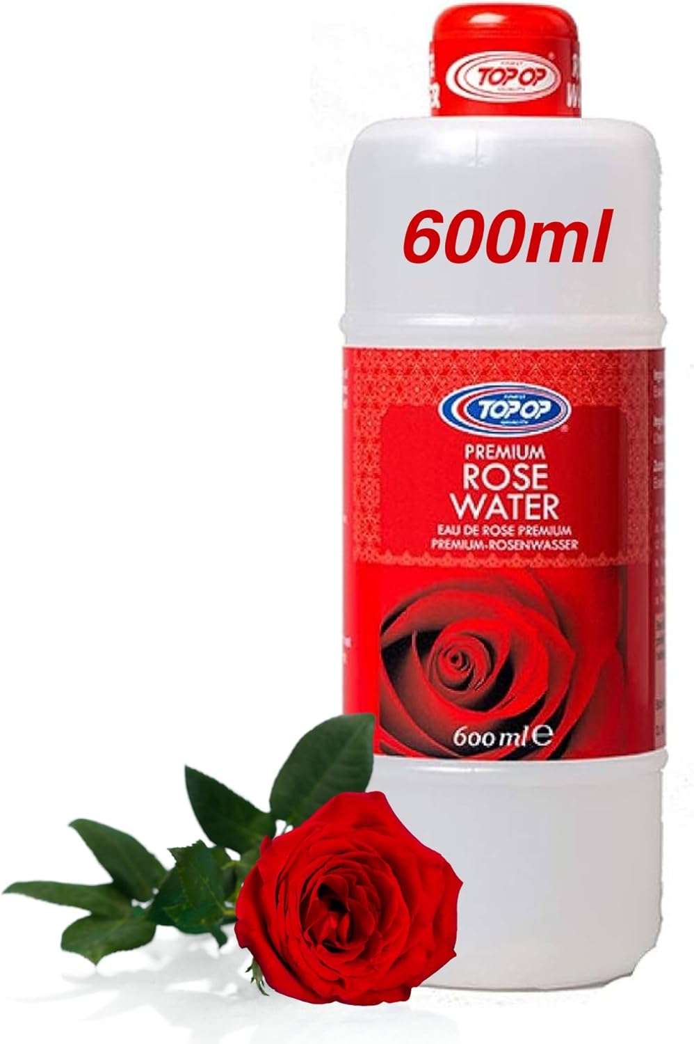 TopOp Premium Rose Water 600ml