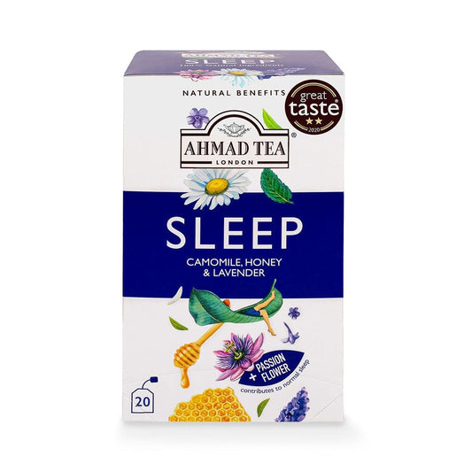 Ahmad Sleep Tea, Camomile, Honey, Lavende. 30g
