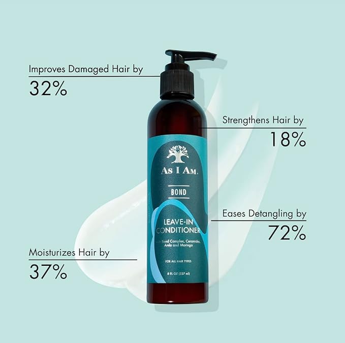 As I Am Bond Leave-In Conditioner With Moringa, Amla, & Ceramides 8oz - view 2