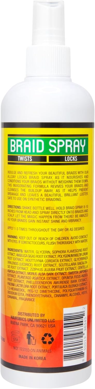 AllDay Locks AllDay Locks Braid Spray 12oz | CC Hair & Beauty Leeds