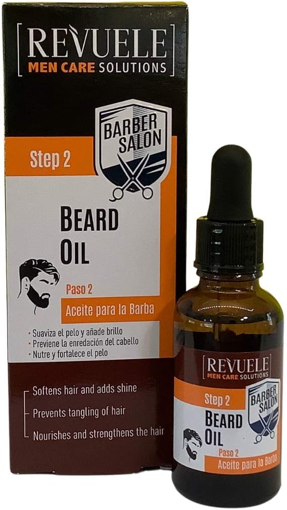 Revuele Men Care Barber Salon Beard Oil 30ml - product detail | CC Hair & Beauty