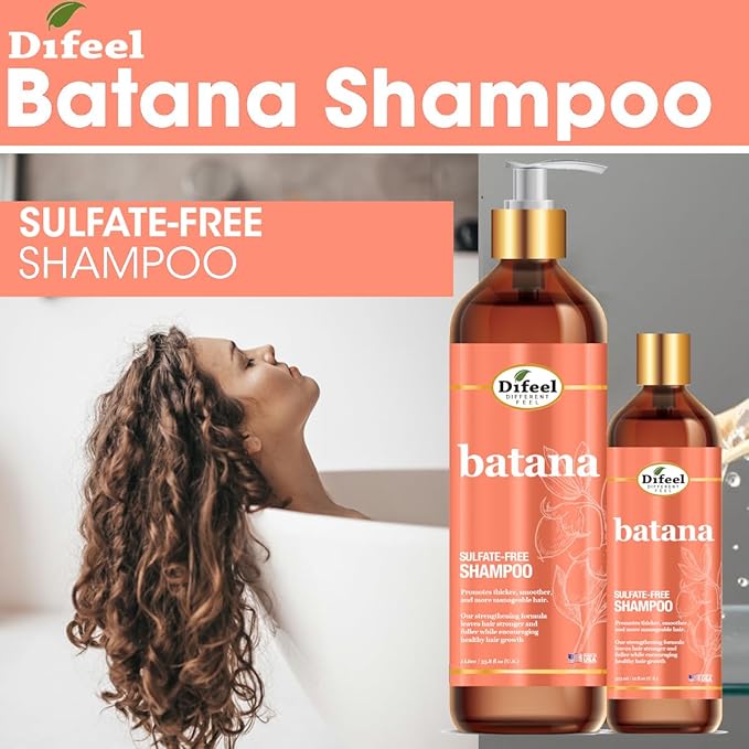 Difeel Batana Strengthening Sulfate Free Shampoo | CC Hair & Beauty UK