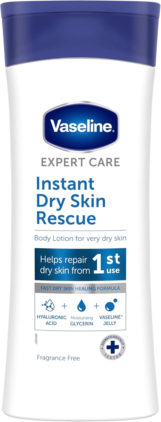 Vaseline Expert Care Instant Dry Skin Rescue Body Lotion 400 ml | CC Hair & Beauty UK
