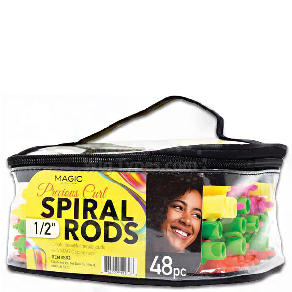 Magic Collection Precious Curl Spiral Rods 48pcs - available online | CC Hair & Beauty UK