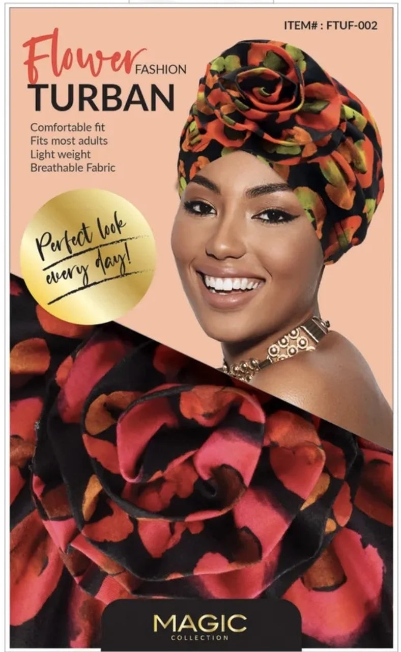 Magic Collection Fashion Turban - Flower - view 2