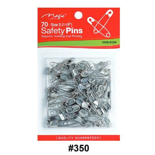 Magic Collection 70 Safety Pins #350 | Shop at CC Hair & Beauty UK
