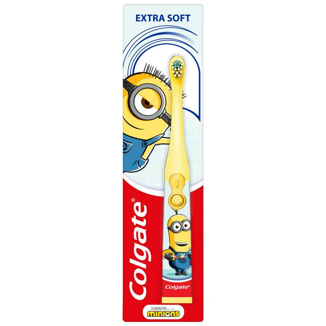 Colgate Colgate Kids Battery Toothbrush Extra Soft Minions 3+ Years | CC Hair & Beauty Leeds