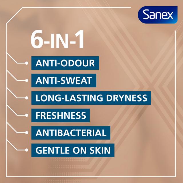 Sanex Men Active Control Antiperspirant Deodorant Spray 200ml | CC Hair & Beauty UK