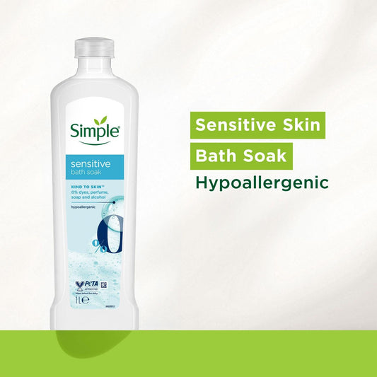 Simple Kind to Skin Bath Soak Sensitive  1L - product detail | CC Hair & Beauty