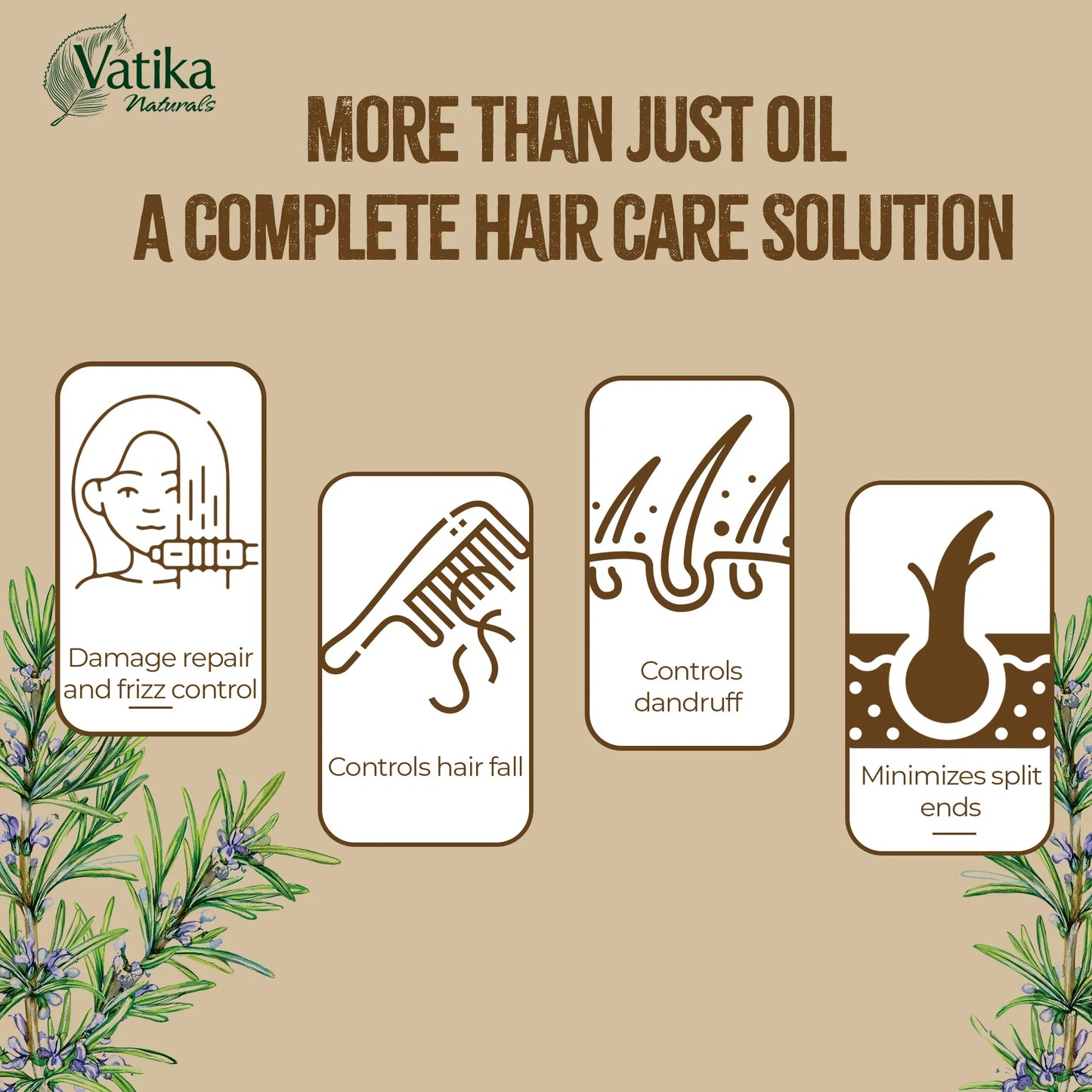 Vatika Natural Rosemary Hair Oil- 100 ML | CC Hair & Beauty UK
