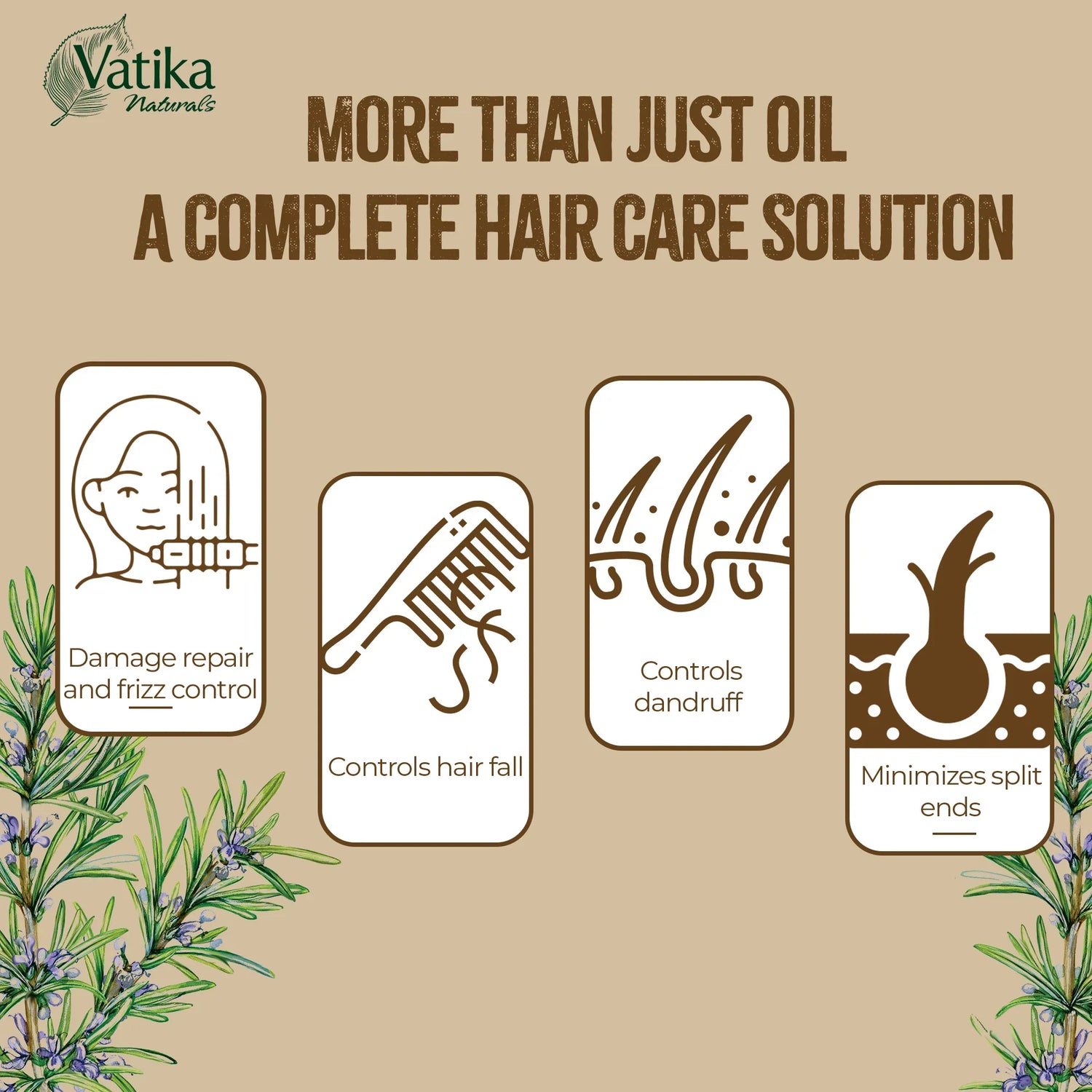 Vatika Natural Rosemary Hair Oil- 100 ML | CC Hair & Beauty UK