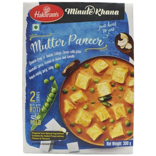 Haldirams Minute Khana Mutter Paneer (Tofu) 300g