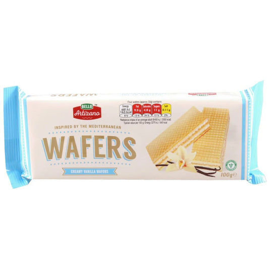 Bello Artizano Vanilla Cream Wafers 100g