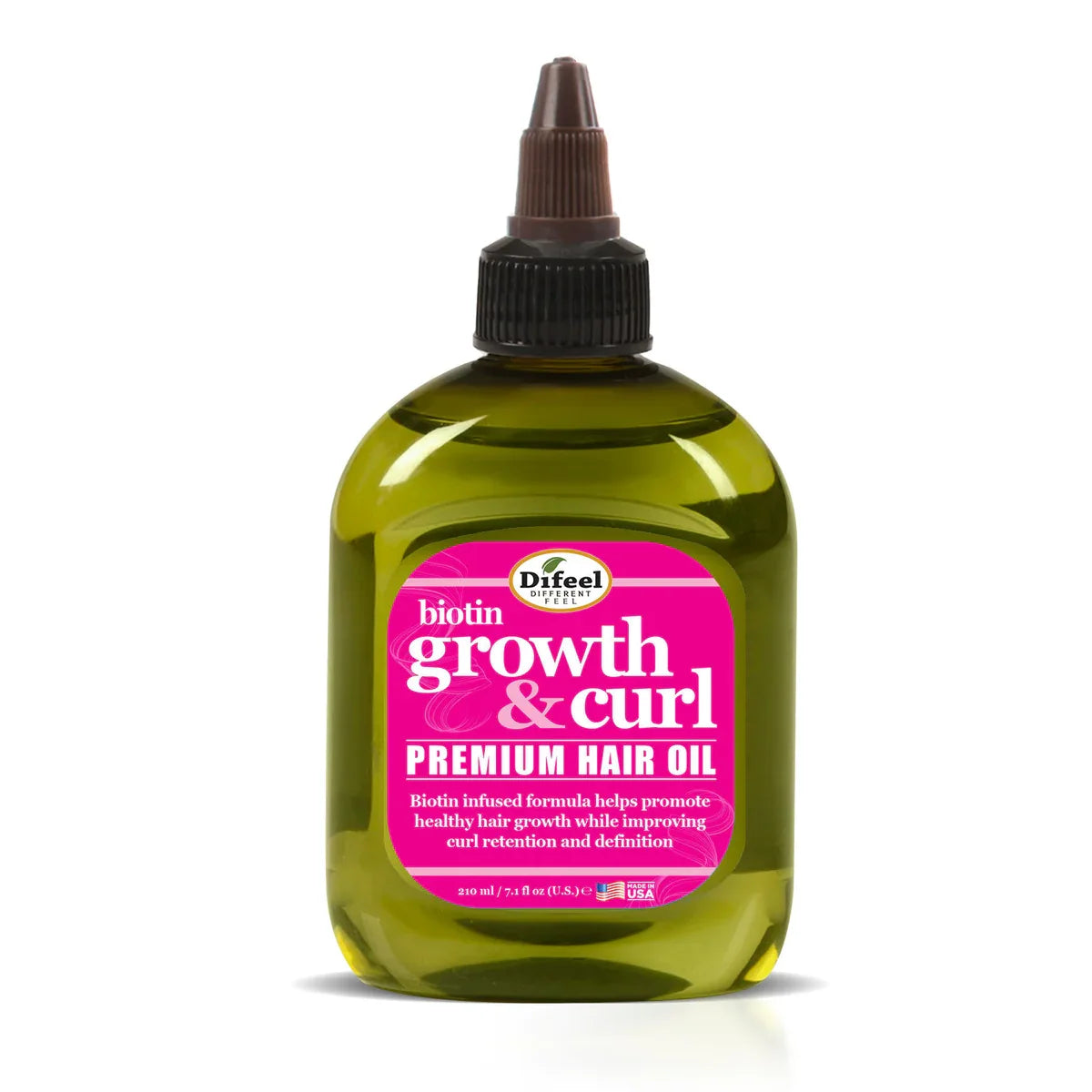 Difeel Growth & Curl Biotin Premium Hair Oil - 7.1oz