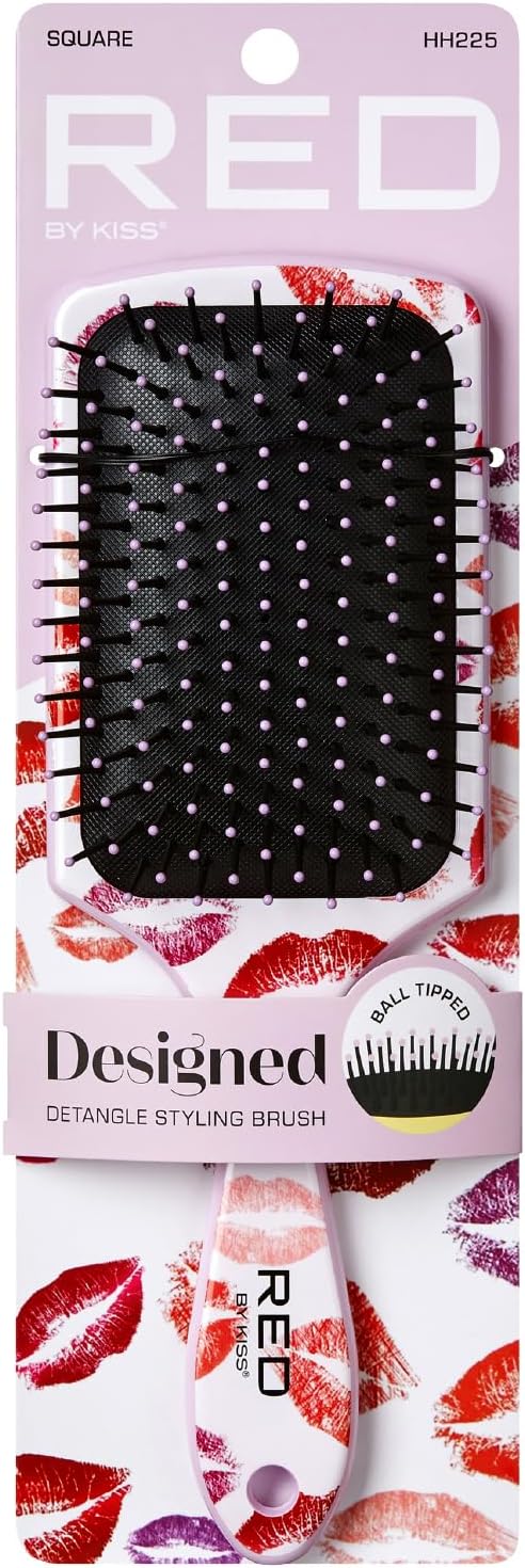 Red by Kiss Designed Brush, Easy Hair Detangling & Styling, Scalp Massage | CC Hair & Beauty UK