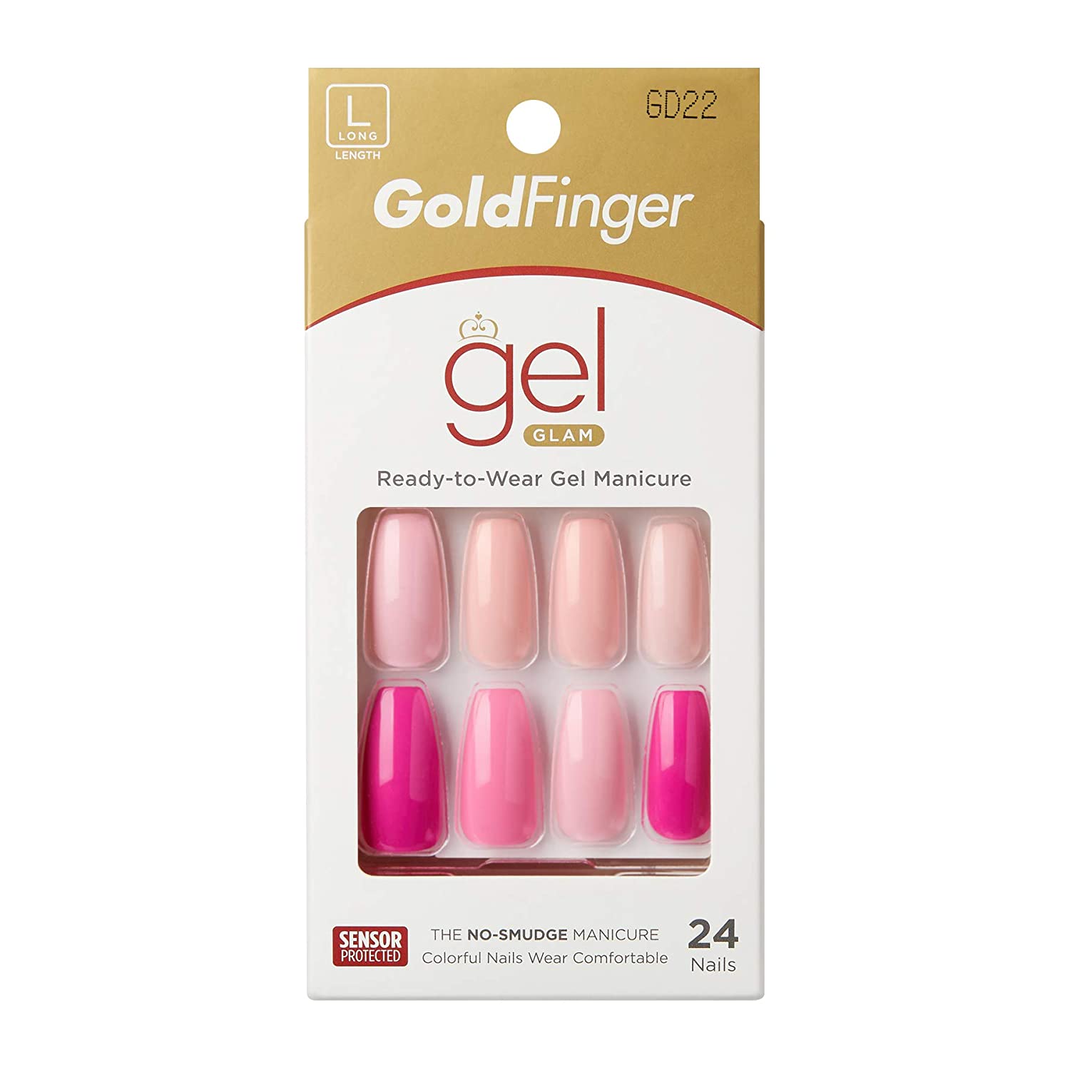 Kiss Nails KISS GoldFinger Gel Glam Manicure Nails GD22 | CC Hair & Beauty Leeds