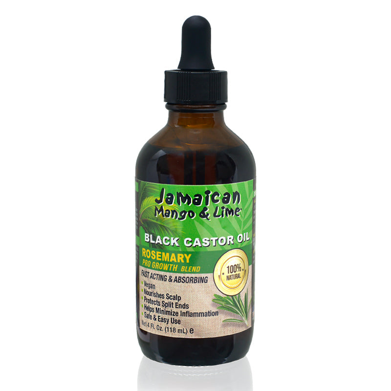 Jamaican Mango & Lime Black Castor Oil, Rosemary - 4 Oz - product detail | CC Hair & Beauty