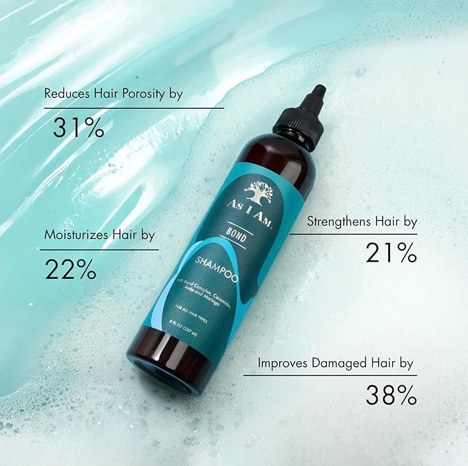 As I Am Bond Repair Shampoo With Moringa, Amla, & Ceramides 8oz - view 2