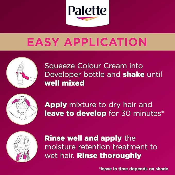 Palette Deluxe Creme Colouration Black Hair Dye | CC Hair & Beauty UK