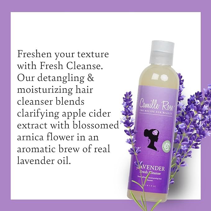 Camille Rose Lavender Fresh Cleanse Shampoo 8oz | CC Hair & Beauty UK