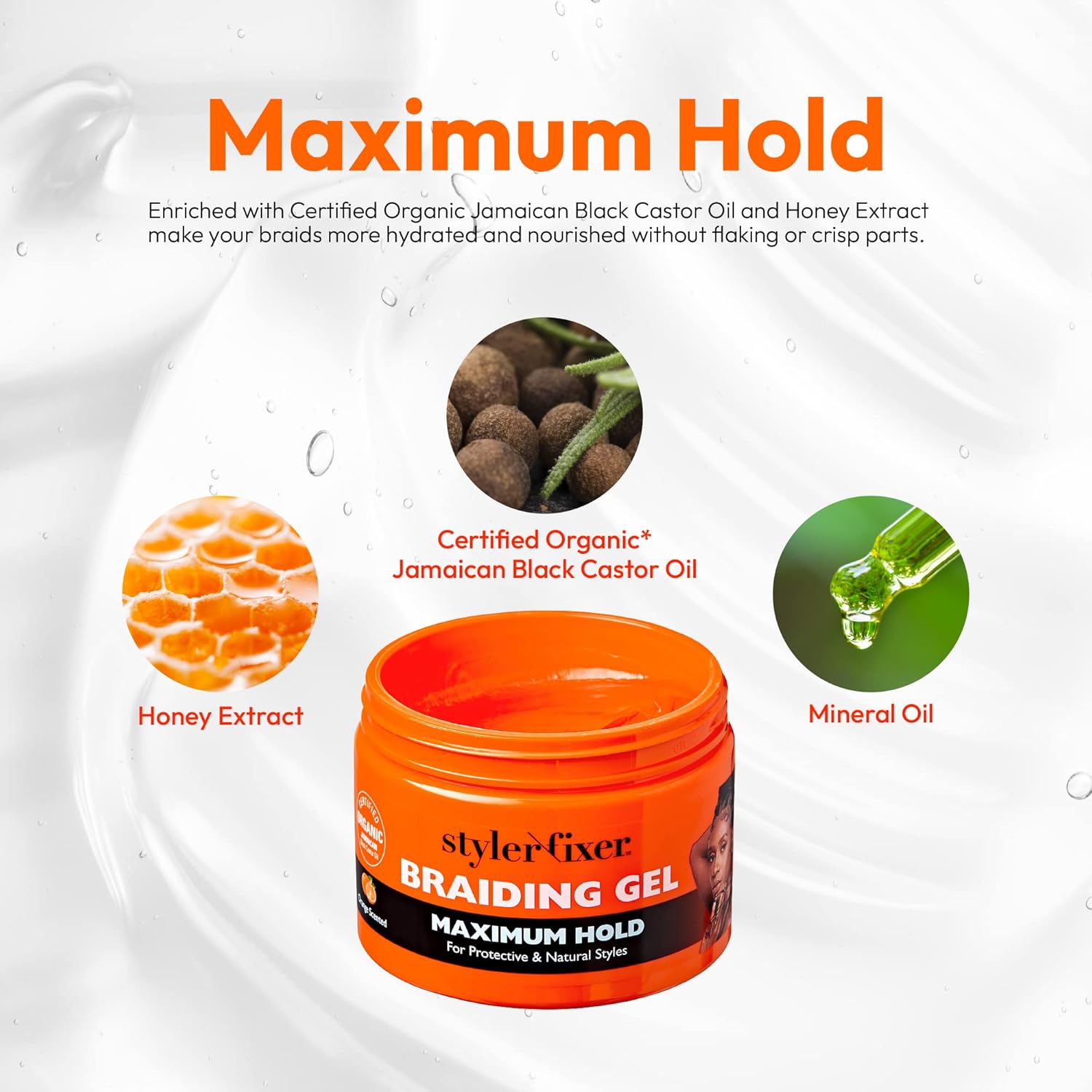 Red By Kiss Styler Fixer Braiding Gel 6oz | CC Hair & Beauty UK