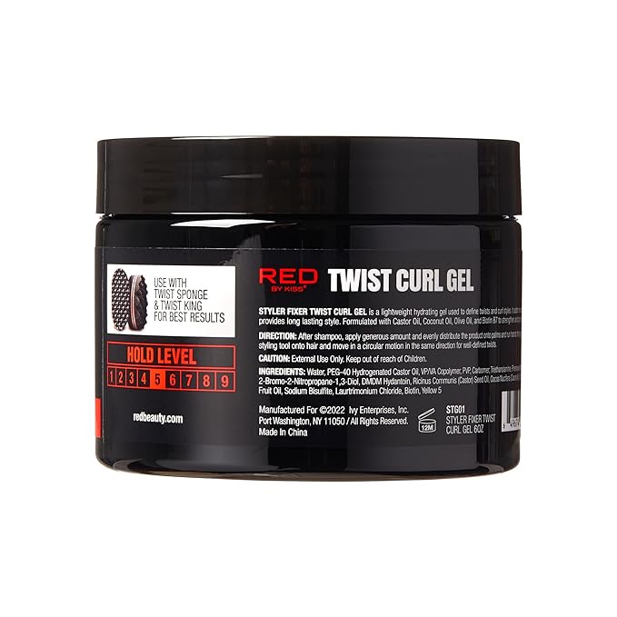 RED By Kiss X Bow Wow Styler Fixer Twist Curl Gel 6oz | CC Hair & Beauty UK
