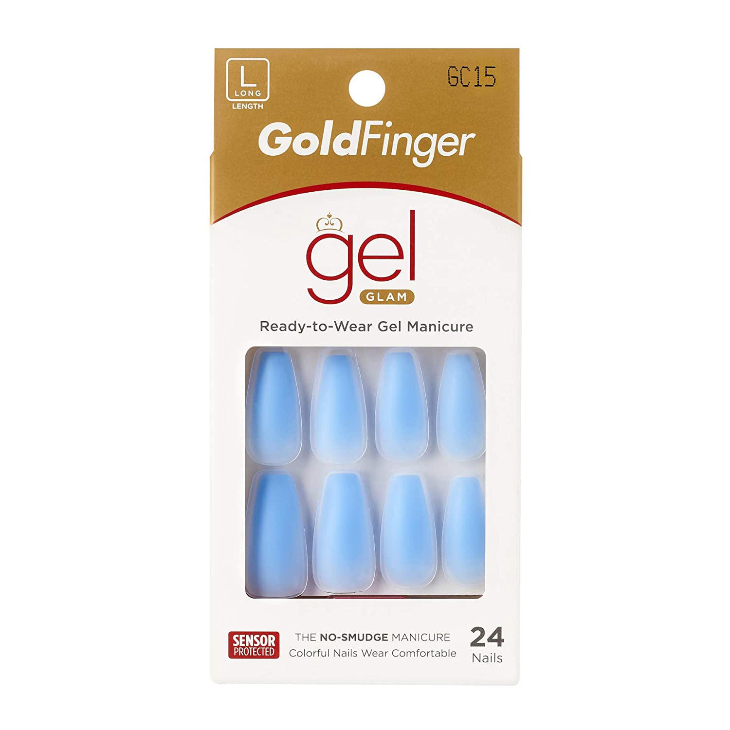 Kiss Nails KISS GoldFinger Gel Glam Manicure Nails GC15 | CC Hair & Beauty Leeds