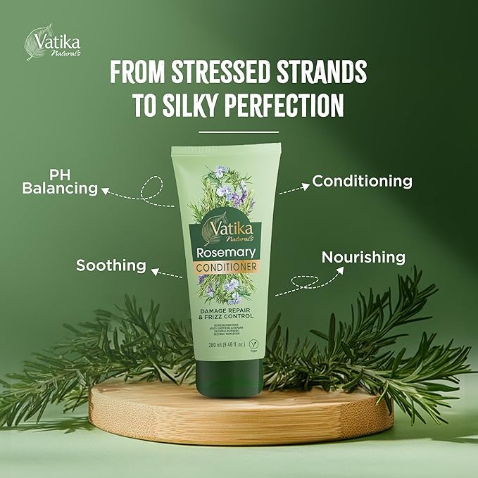 Vatika Rosemary Conditioner - Damage Repair & Frizz Control 280ml | CC Hair & Beauty UK