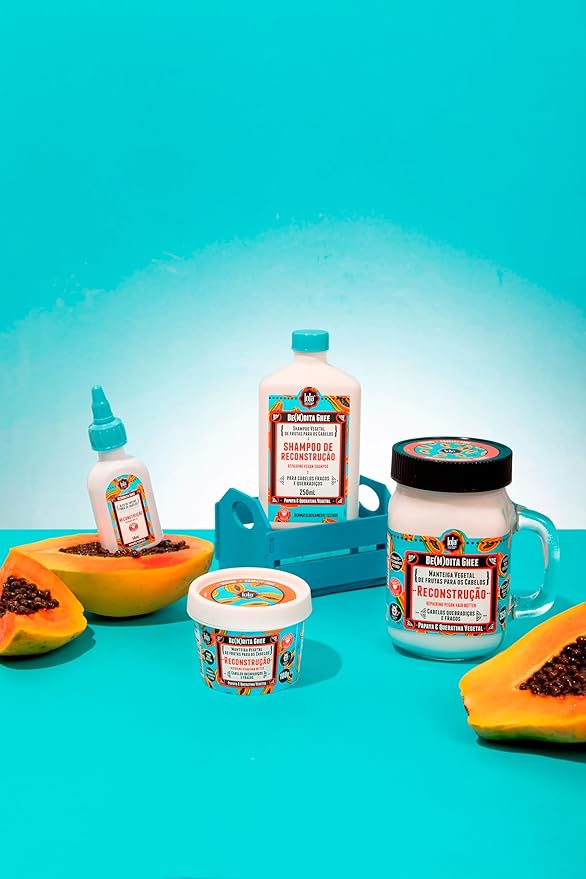 Lola By Rio Blessed Ghee Papaya Reconstruction Mask 350g - available online | CC Hair & Beauty UK