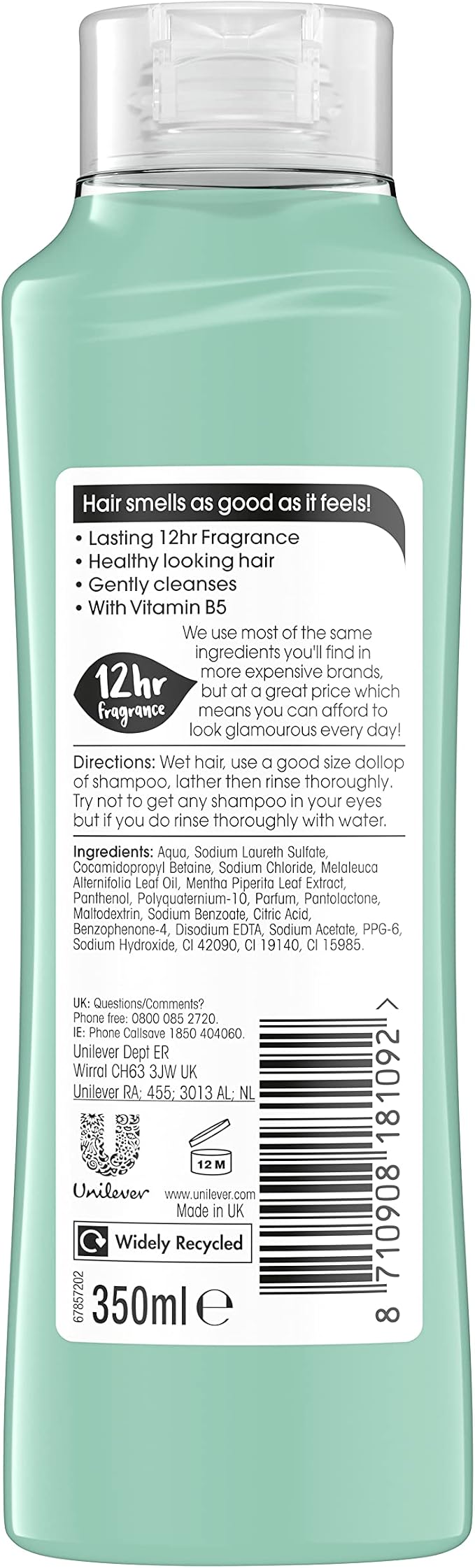Alberto Balsam Tea Tree Tingle Conditioner With Vitamin B5 350ml - view 3