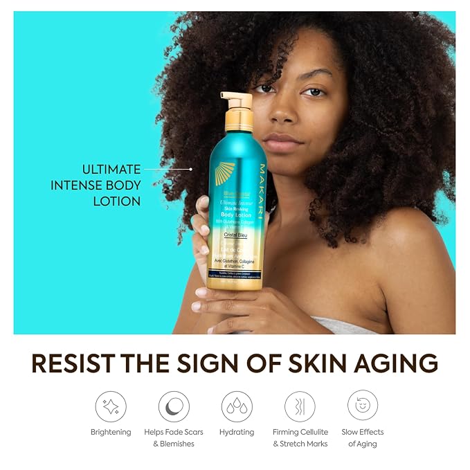 Makari Ultimate Intense Blue Crystal Skin Reviving Body Lotion 16.8oz - view 3