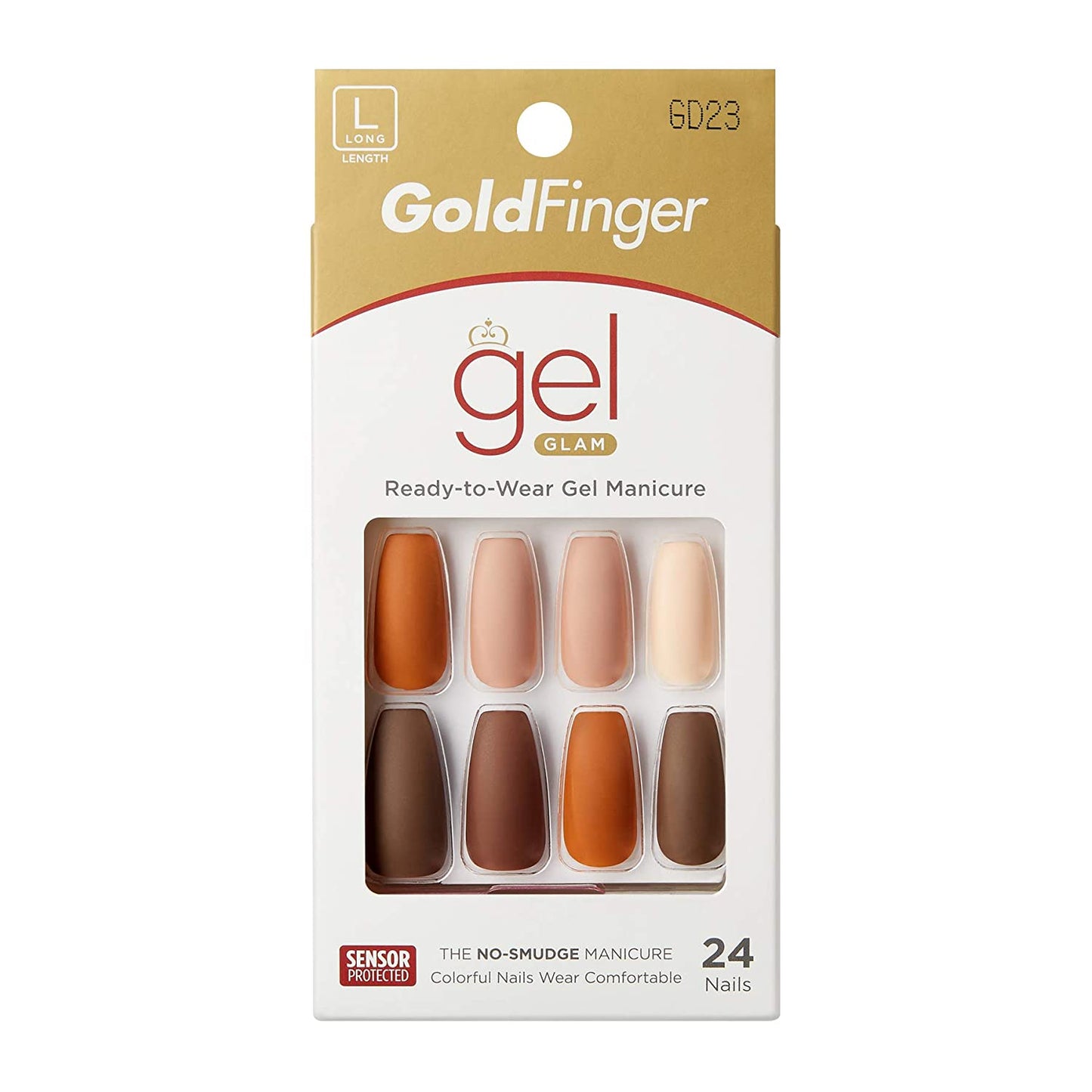 Kiss Nails KISS GoldFinger Gel Glam Manicure Nails GD23 | CC Hair & Beauty Leeds