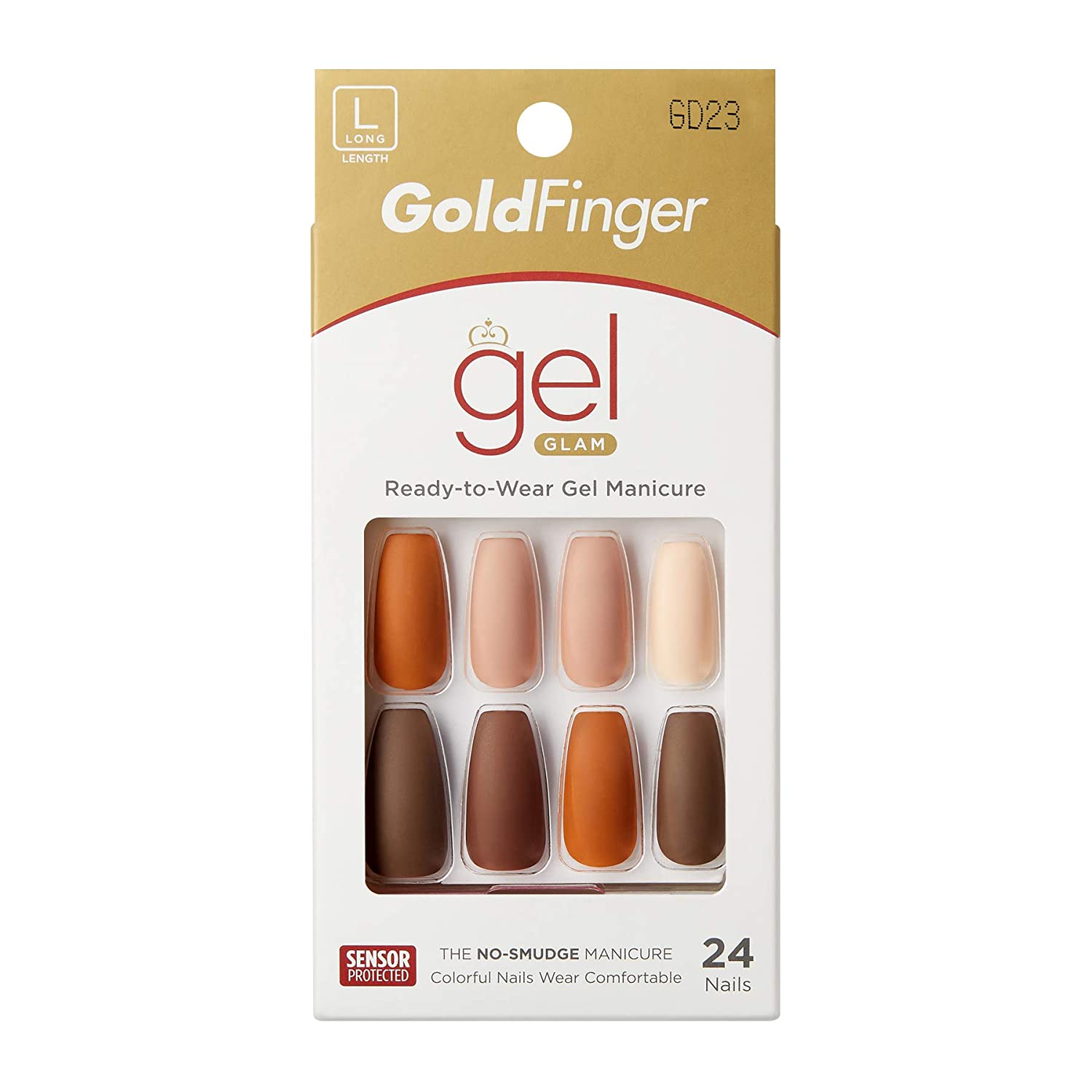 Kiss Nails KISS GoldFinger Gel Glam Manicure Nails GD23 | CC Hair & Beauty Leeds