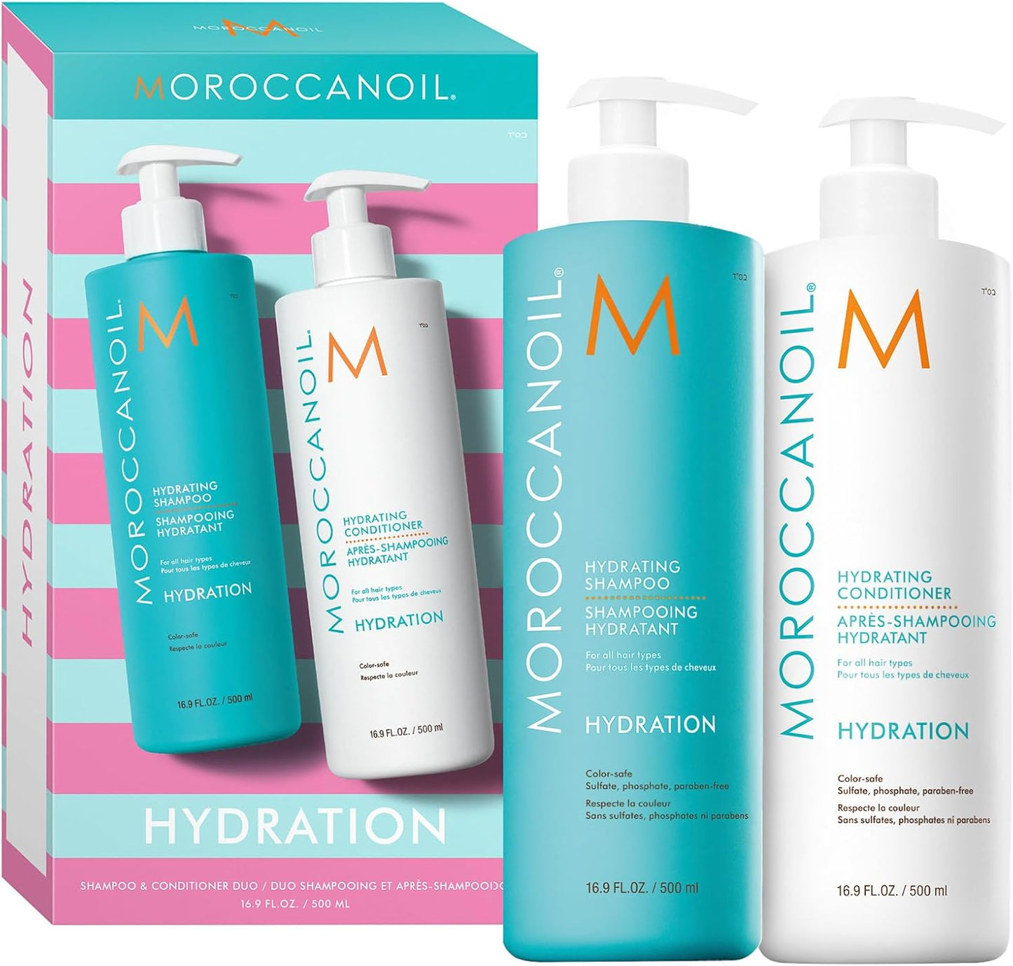 Moroccanoil Hydrating Shampoo & Conditioner DUO Set - 2x 500 ml | CC Hair & Beauty UK