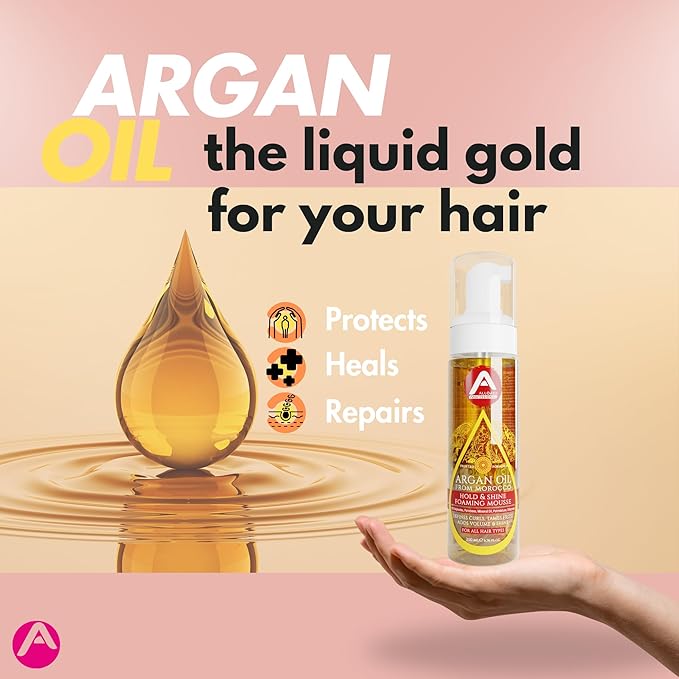 Allored Professional Moroccan Argan Oil Foam Mousse 200ml - view 5