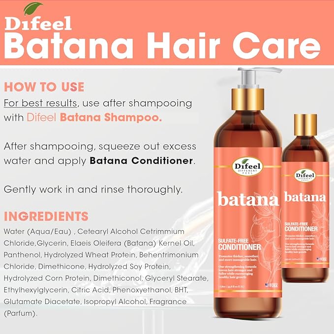 Difeel Batana Sulfate Free Conditioner | CC Hair & Beauty UK