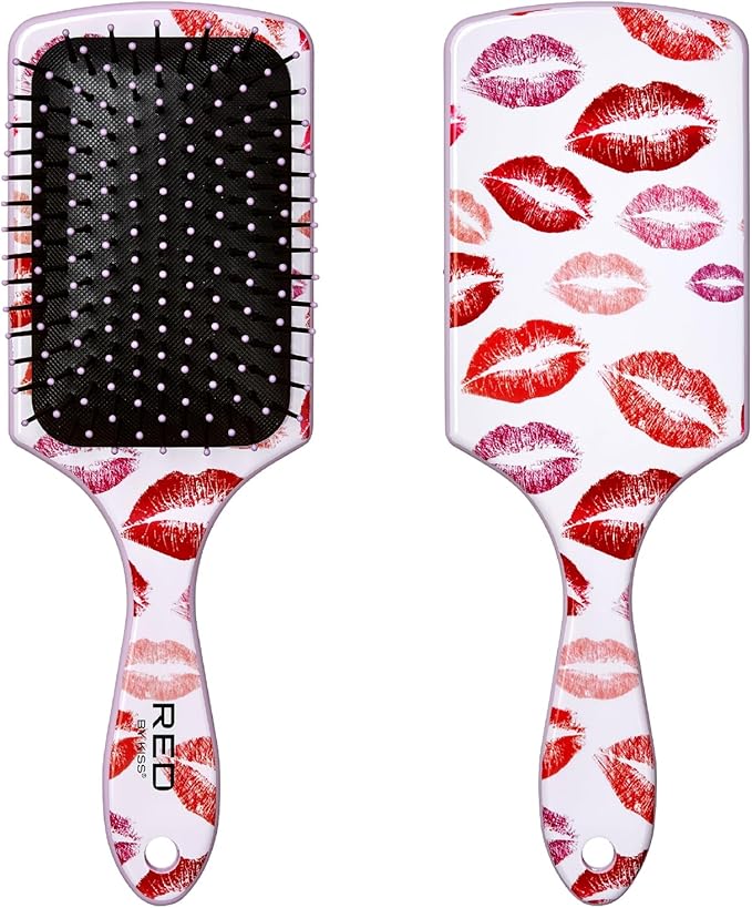 Red by Kiss Designed Brush, Easy Hair Detangling & Styling, Scalp Massage | CC Hair & Beauty UK