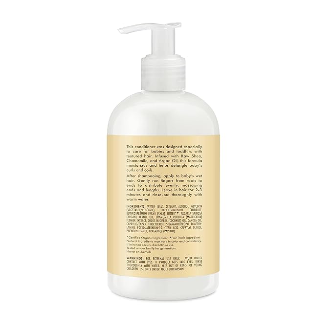 Shea Moisture Baby Conditioner With Raw Shea, Chamomile & Argan Oil 13oz - view 2