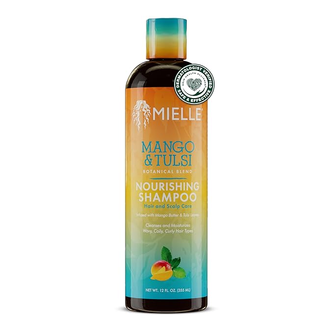 Mielle Organics Mango & Tulsi Nourishing Hair Shampoo 12oz | CC Hair & Beauty UK